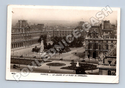 Pohlednice Francie Paříž Louvre Place du Carrousel 1923 (M33123)