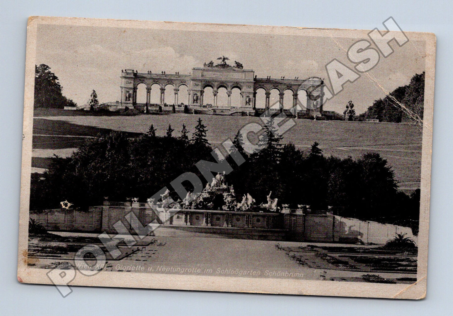 Rakousko Vídeň Schönbrunn Gloriette Neptungrotte 1942 (M33129)