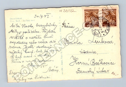 Německý Brod (Havlíčkův Brod) kostra ossuarium 1942 (M33132)