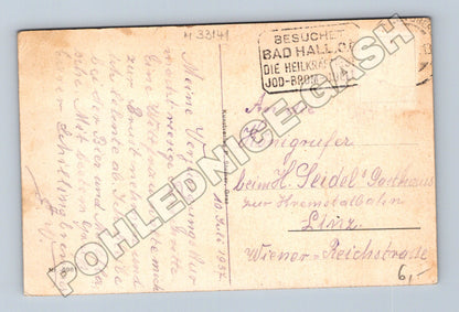 Pohlednice Rakousko Bad Hall Trinkhalle 1937 (M33141)