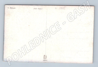 Pohlednice Jindřichův Hradec zámek Chittussi (M3315)