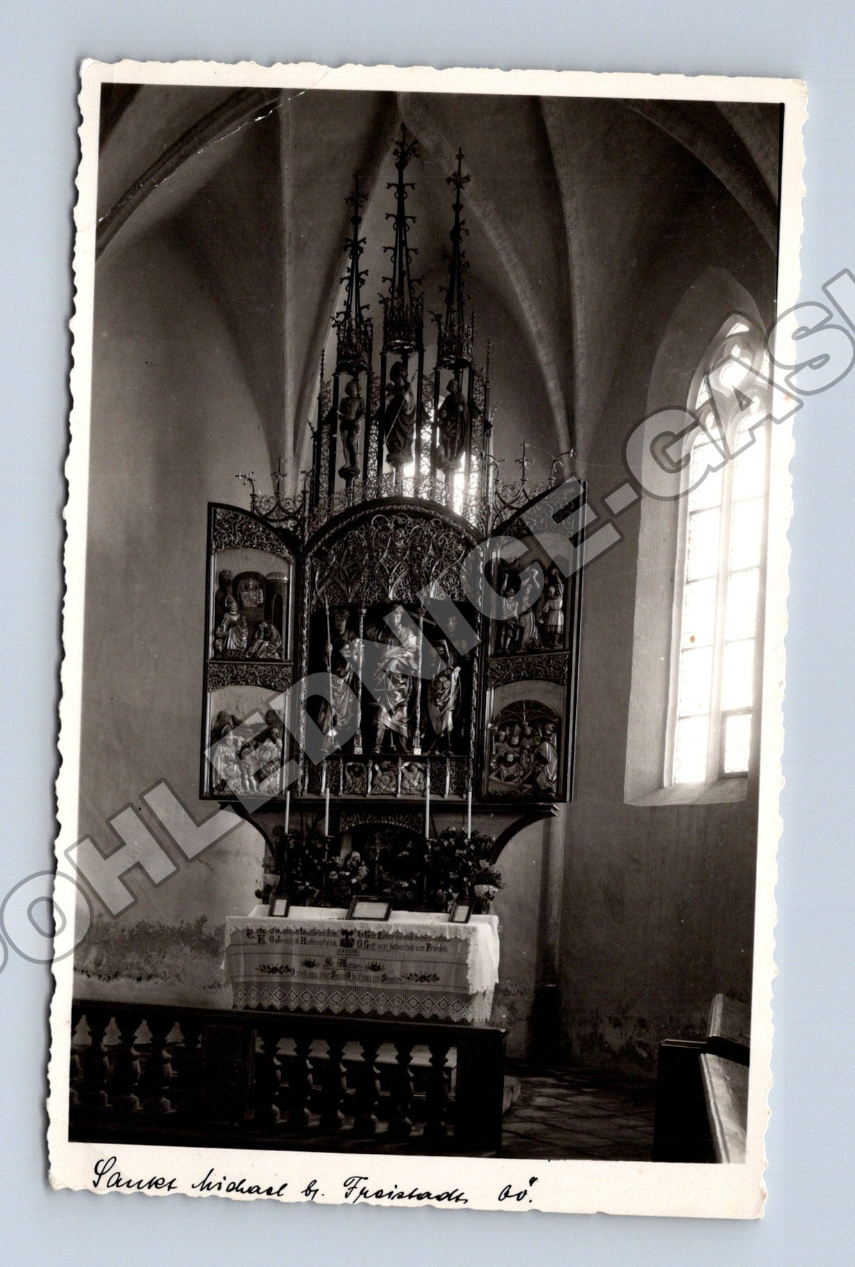 Pohlednice Rakousko Freistadt Pfarrkirche oltář (M33162)