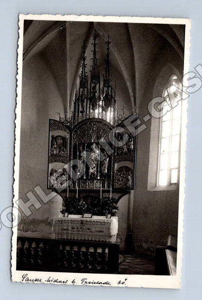 Pohlednice Rakousko Freistadt Pfarrkirche oltář (M33162)