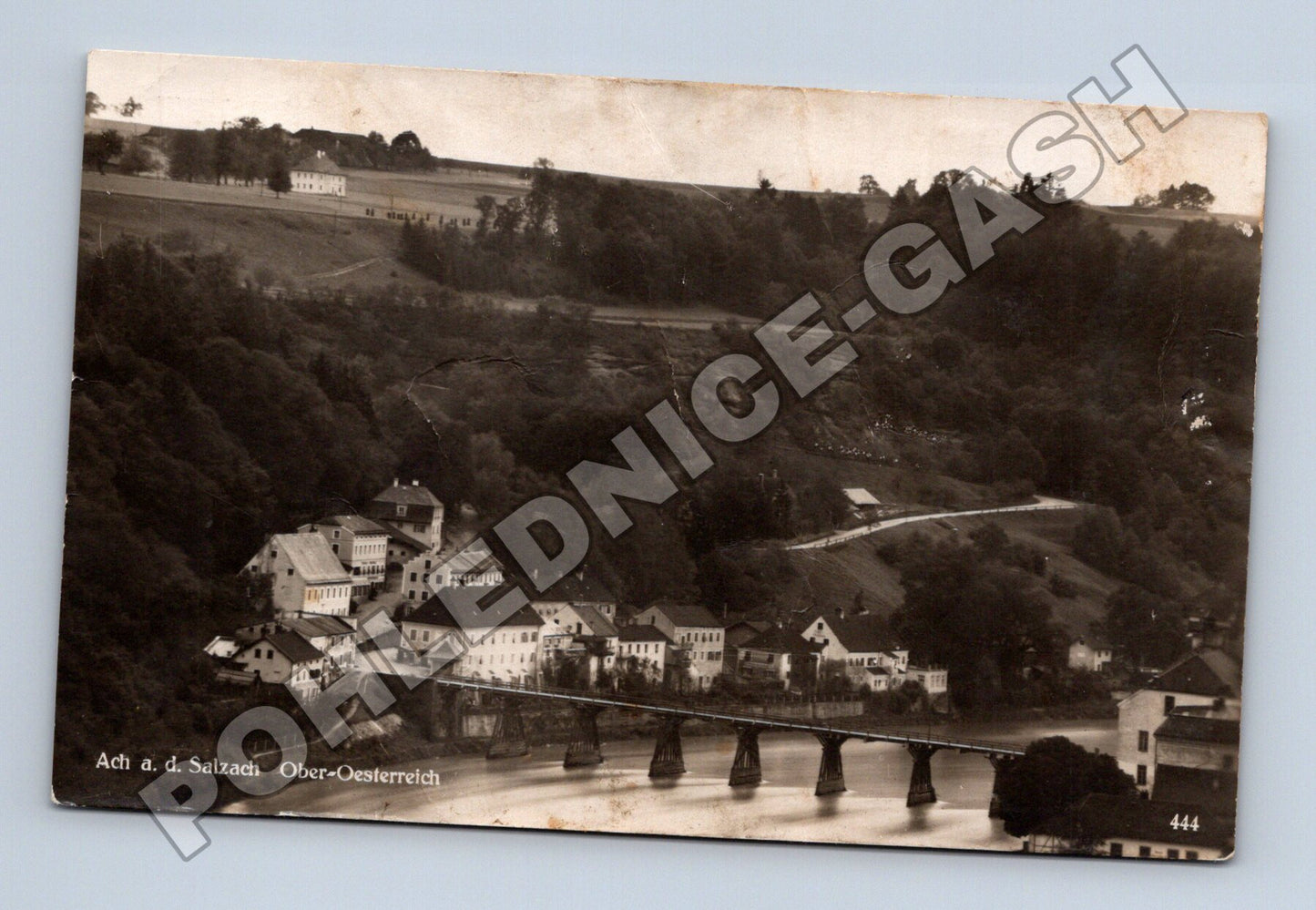 Pohlednice Rakousko Ach a. d. Salzach most (M33167)