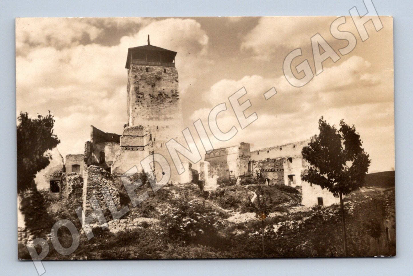 Pohlednice Trenčiansky hrad 1956 (M3317)
