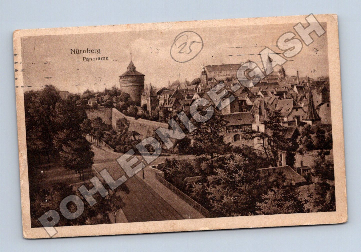 Pohlednice Německo Nürnberg panorama 1922 (M33170)
