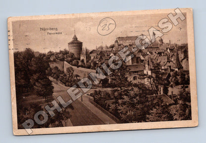 Pohlednice Německo Nürnberg panorama 1922 (M33170)