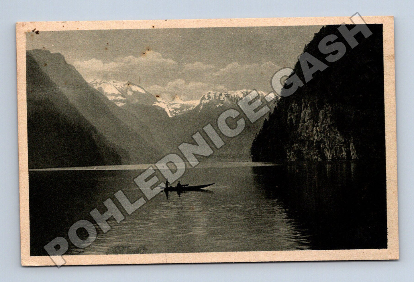 Pohlednice Německo Königssee jezero a hory (M33171)
