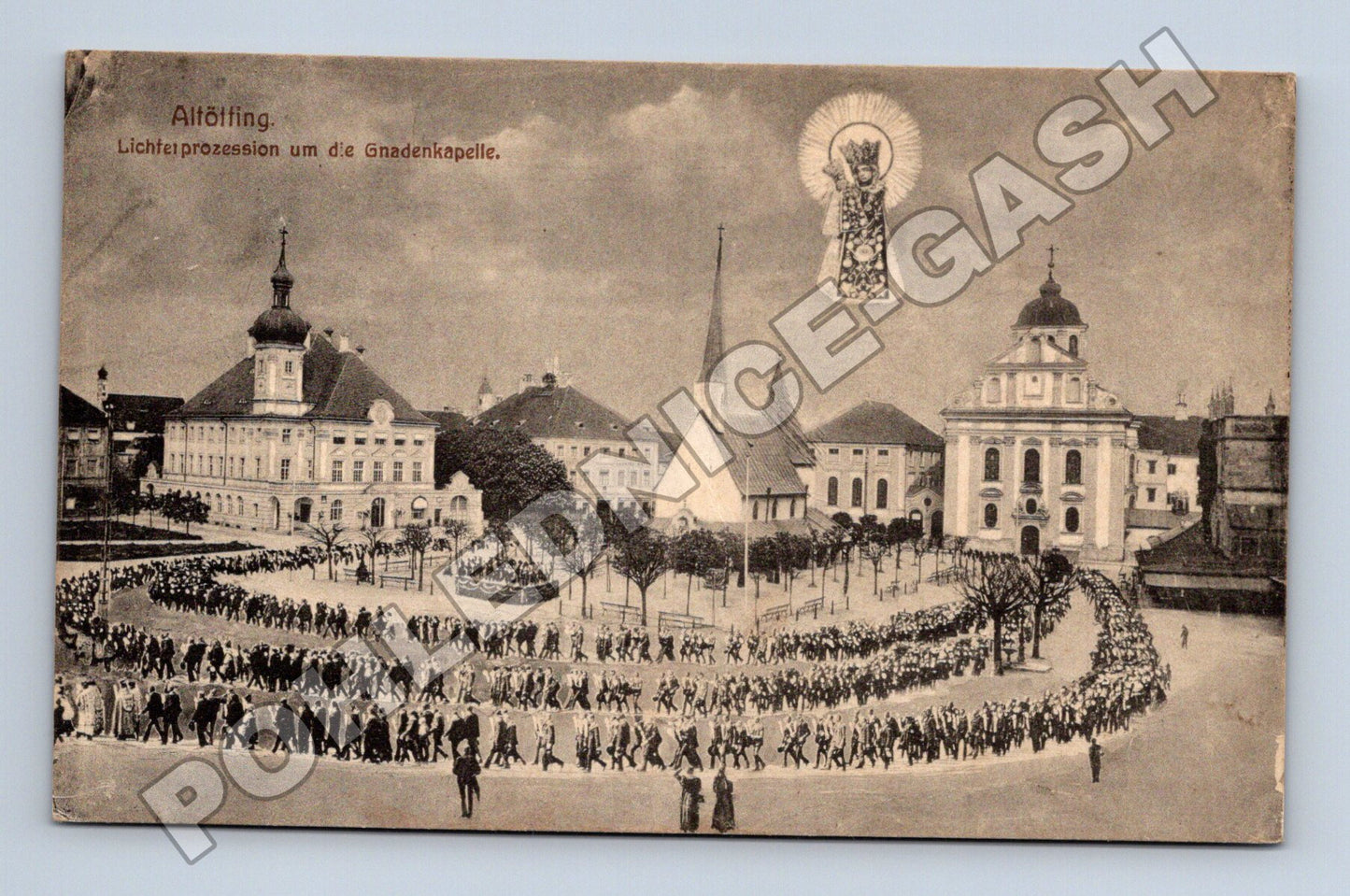 Pohlednice Německo Altötting Lichterprozession (M33172)