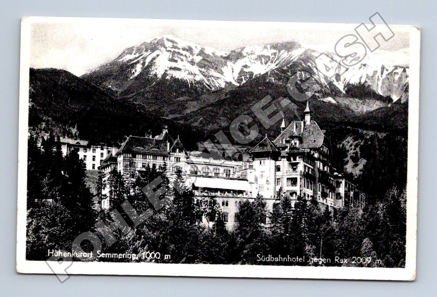 Pohlednice Rakousko Semmering Südbahnhotel Rax 1935 (M33176)