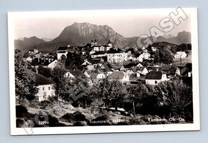 Pohlednice Rakousko Lambach Traunstein hora 1953 (M33178)