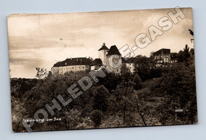 Pohlednice Německo Neuburg am Inn hrad 191X (M33179)