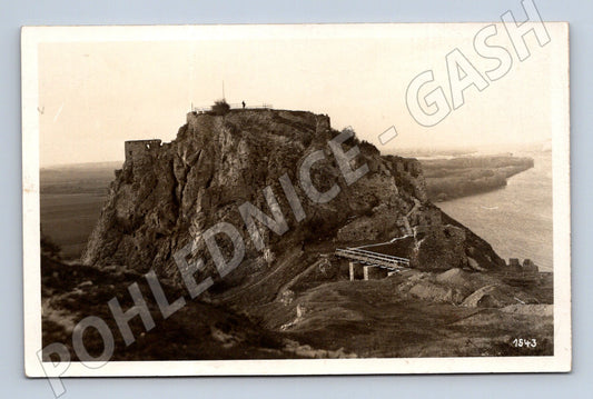 Pohlednice Devín zřícenina hradu 1937 (M3318)