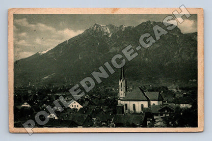 Pohlednice Německo Garmisch Partenkirchen kostel Alpy (M33181)