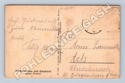 Pohlednice Německo Garmisch Partenkirchen kostel Alpy (M33181)