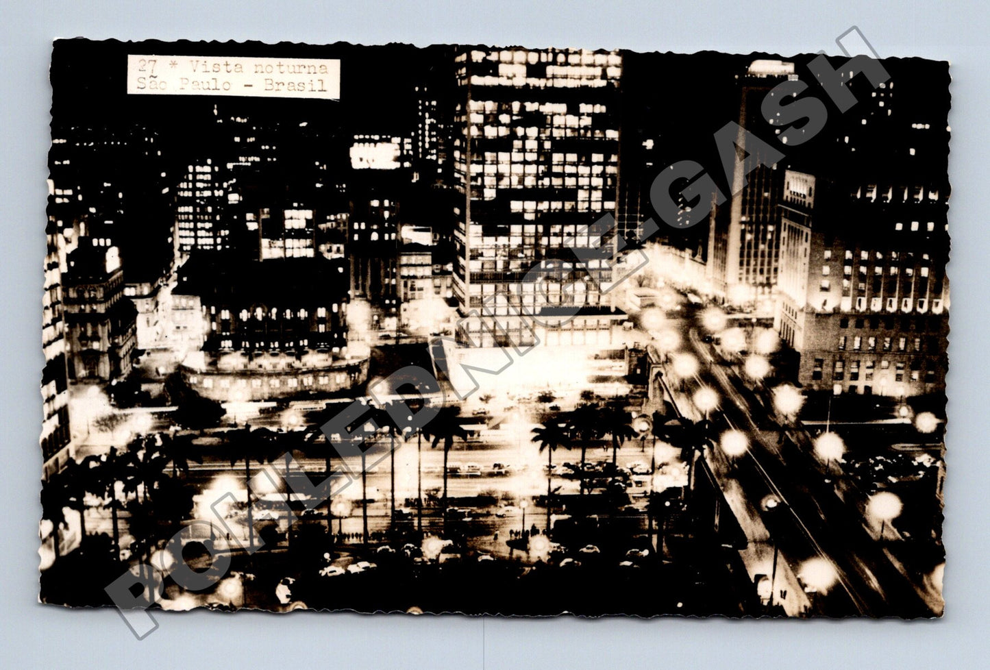 Pohlednice Brazílie São Paulo noční pohled (M33184)