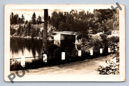 Pohlednice Klášterec nad Orlicí most a krajina do 1950 (M332)