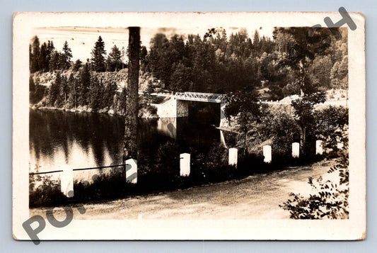 Pohlednice Klášterec nad Orlicí most a krajina do 1950 (M332)