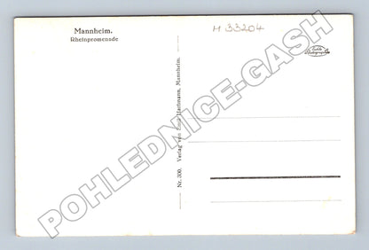 Pohlednice Německo Mannheim Rheinpromenade (M33204)
