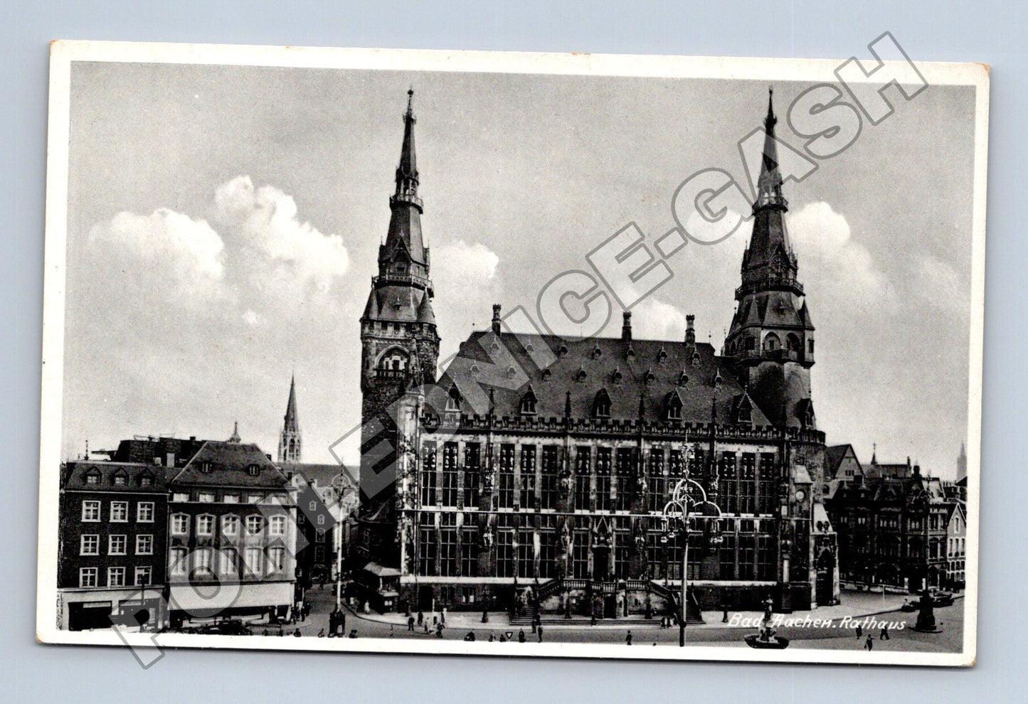 Pohlednice Německo Bad Aachen Rathaus (M33206)