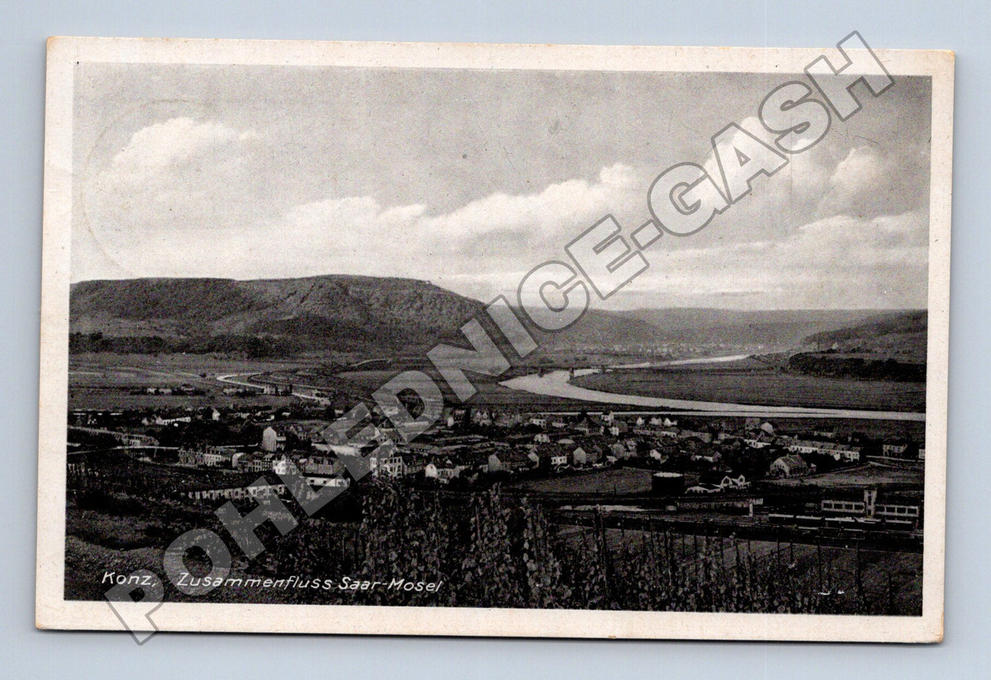 Pohlednice Německo Konz soutok Saar-Mosel (M33209)