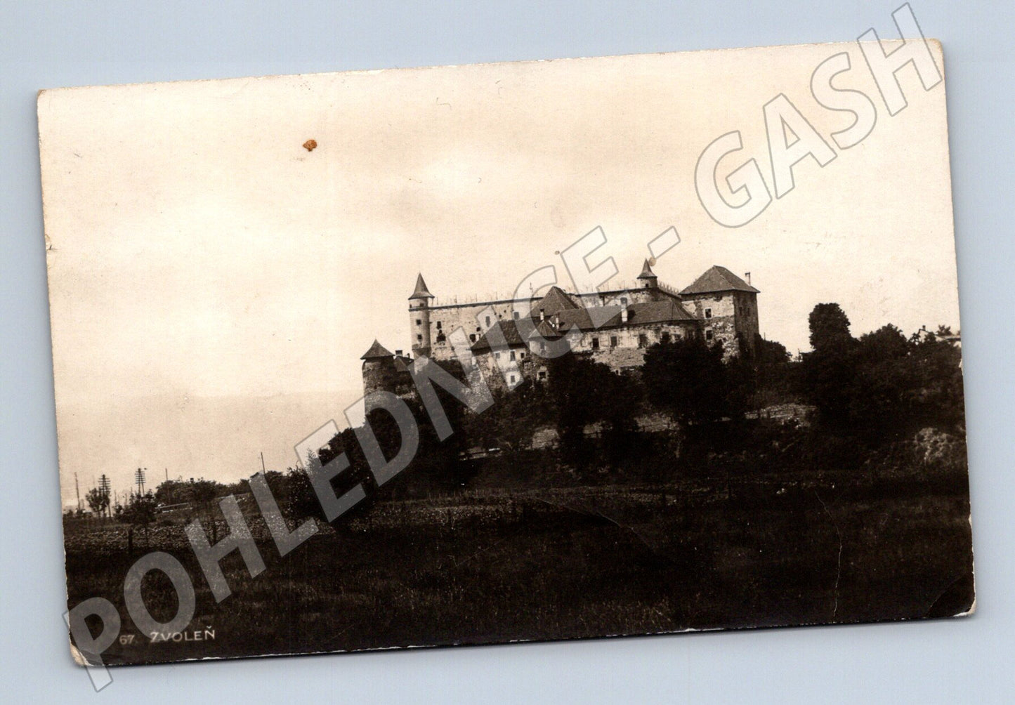 Pohlednice Zvolen historický zámek Slovensko (M3321)