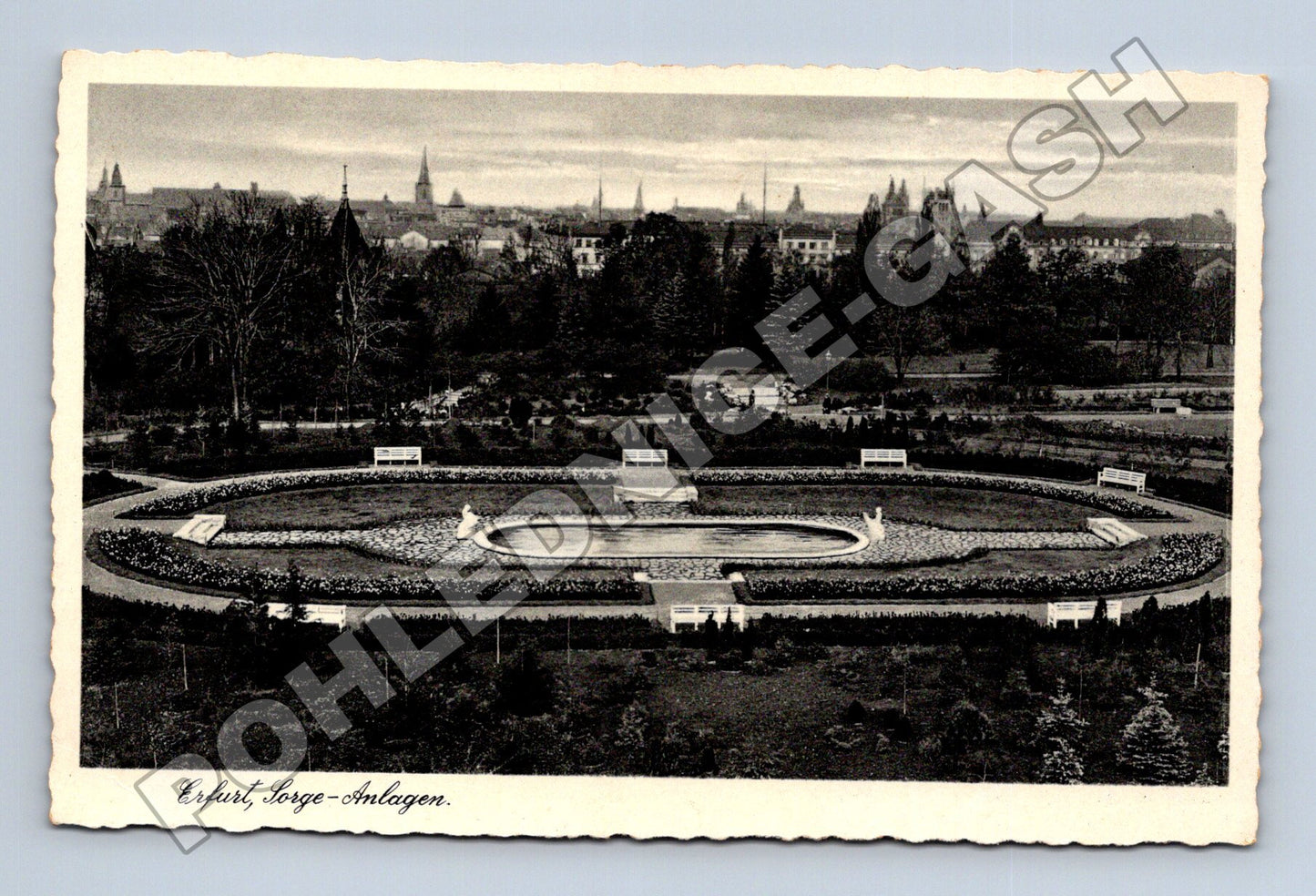 Pohlednice Německo Erfurt Sorge-Anlagen (M33211)