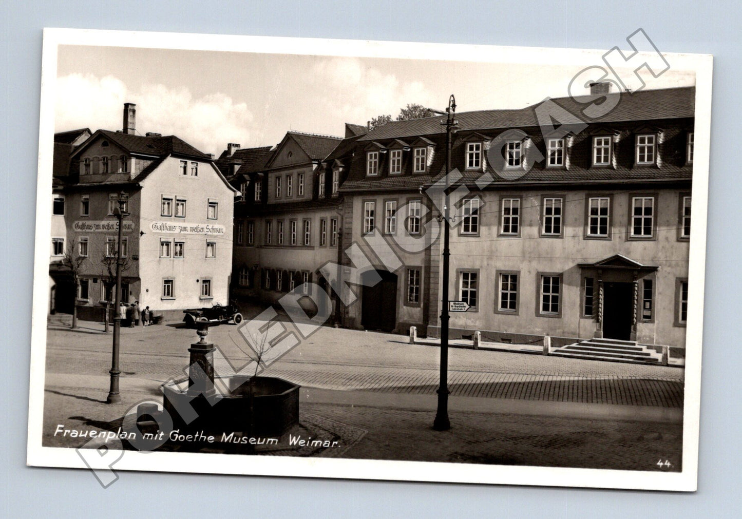 Pohlednice Německo Weimar Frauenplan s Goethe Museem (M33215)