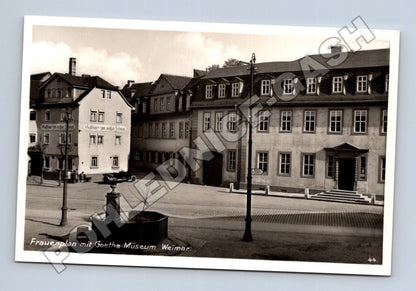 Pohlednice Německo Weimar Frauenplan s Goethe Museem (M33215)