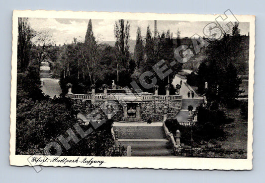 Pohlednice Německo Erfurt Stadtpark-Aufgang (M33218)