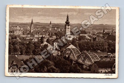 Pohlednice Rakousko Wels město a mosty 1931 (M33219)