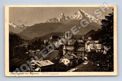 Pohlednice Německo Berchtesgaden Watzmann Königssee 1912 (M33223)