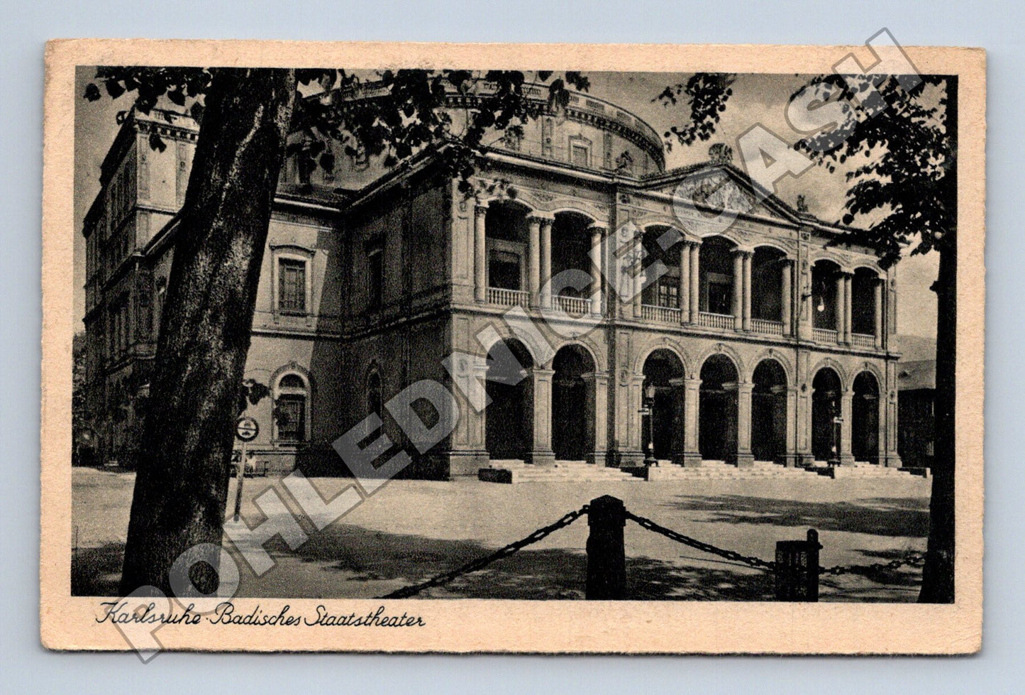 Pohlednice Německo Karlsruhe Badisches Staatstheater (M33228)