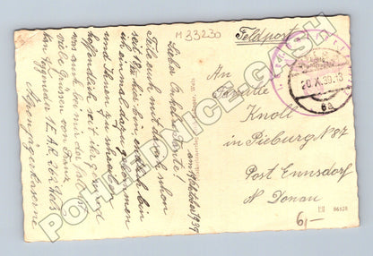 Pohlednice Rakousko Wels město s kostelem 1939 (M33230)