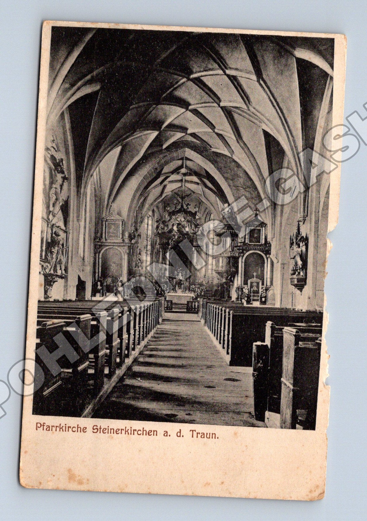 Pohlednice Rakousko kostel Steinerkirchen a. d. Traun (M33232)