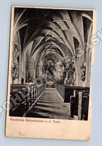 Pohlednice Rakousko kostel Steinerkirchen a. d. Traun (M33232)