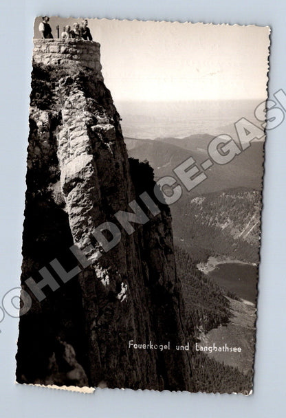 Pohlednice Rakousko Feuerkogel Langbathsee 1950 (M33238)