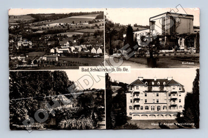Pohlednice Rakousko Bad Schallerbach multi-view 1960 (M33242)