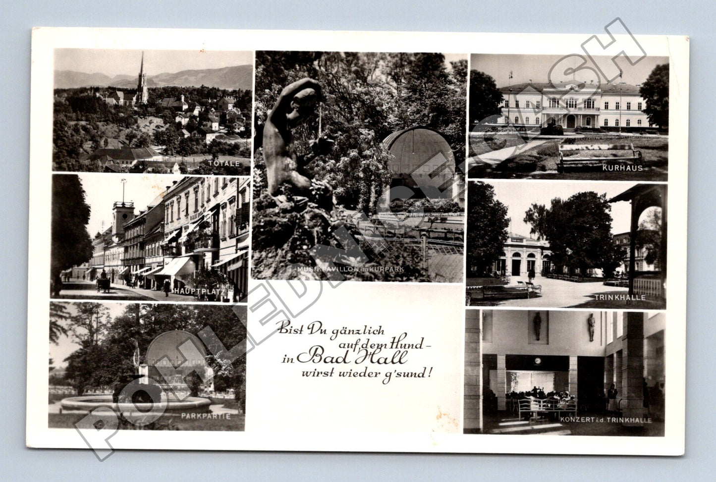 Pohlednice Rakousko Bad Hall více pohledů 1959 (M33246)