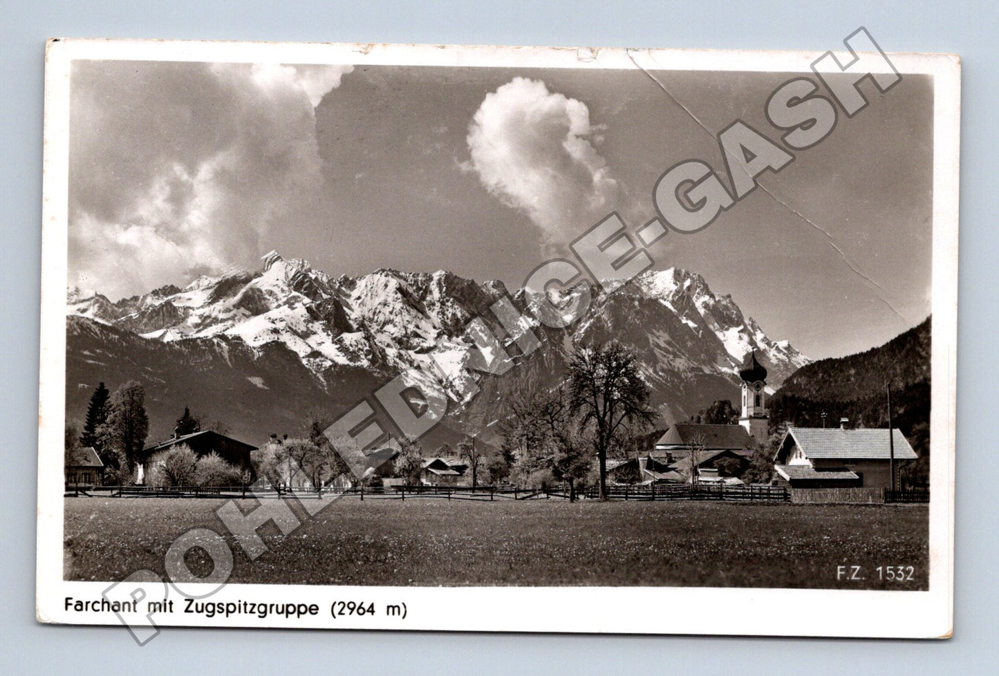 Pohlednice Německo Farchant Zugspitzgruppe 1937 (M33247)