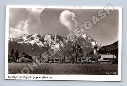 Pohlednice Německo Farchant Zugspitzgruppe 1937 (M33247)