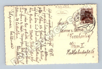Pohlednice Rakousko Attersee jezero a vesnice 1937 (M33252)