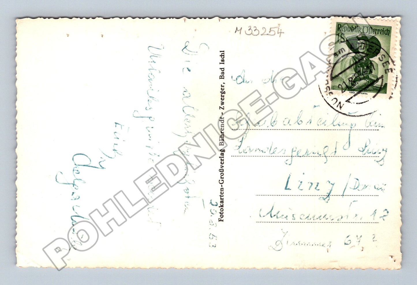 Pohlednice Rakousko Attersee pohled z Madlscheid (M33254)
