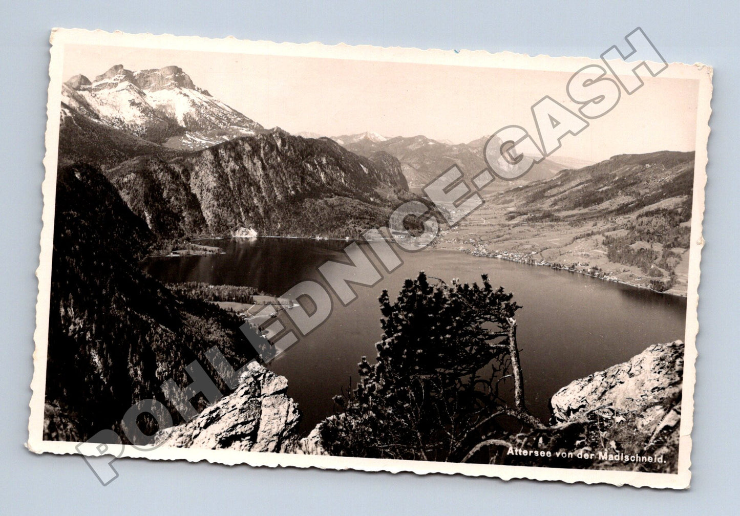 Pohlednice Rakousko Attersee vom Madlschneid 1908 (M33255)