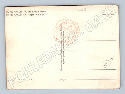 Pohlednice Karlštejn Kaple svatého Kříže (M3326)