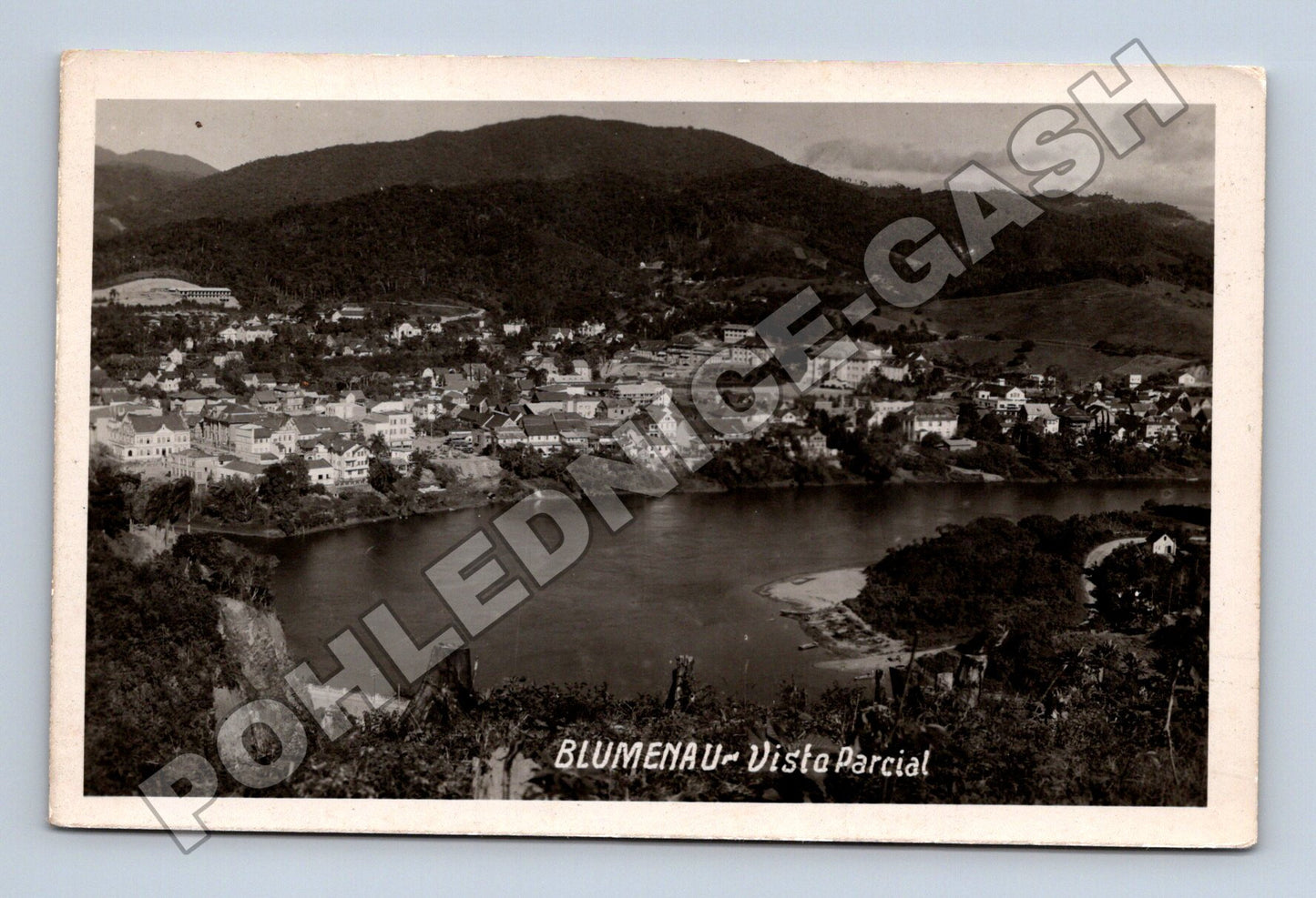 Pohlednice Brazílie Blumenau Vista Parcial 1957 (M33269)