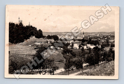 Pohlednice Rakousko Wels s Marienwarte c.1913 (M33271)