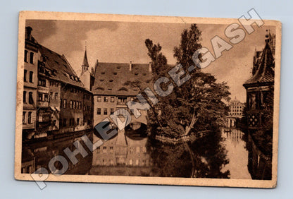 Pohlednice Německo Norimberk pohled z Museumsbrücke (M33272)