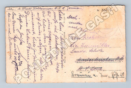 Pohlednice Německo Burghausen hrad a ulice (M33274)