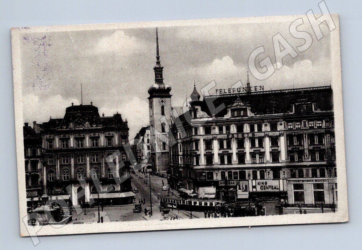 Pohlednice Brno kostel svatého Jakuba náměstí (M3328)